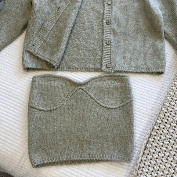 Sage Green Sweater Set - Picture 3 of 6